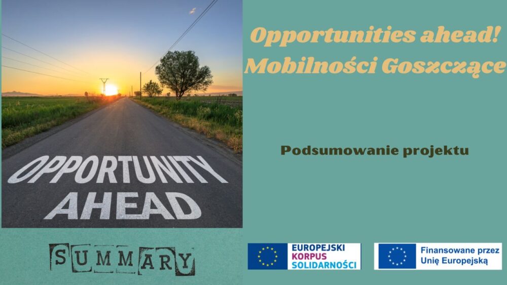 Opportunities ahead!